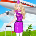 Games Barbie Air Hostess Style