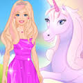 Games Barbie Unicorn Caring